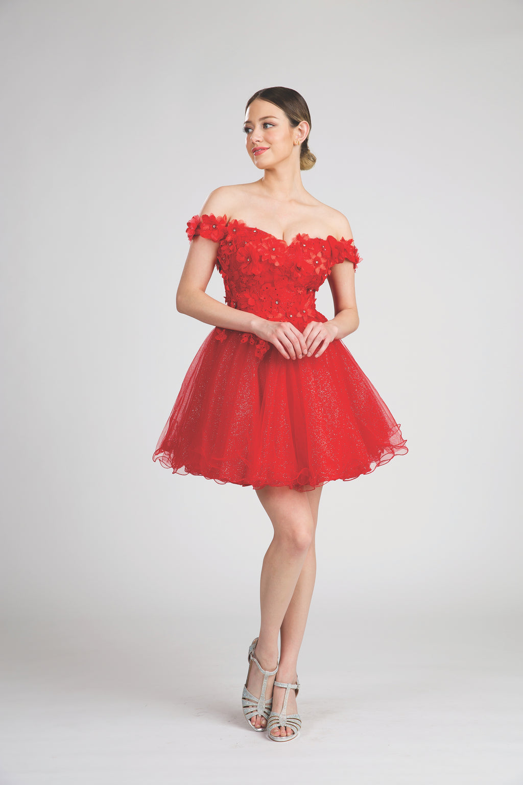 Red Cocktail Dress - NORMA REED Red Cocktail Dress - NORMA REED