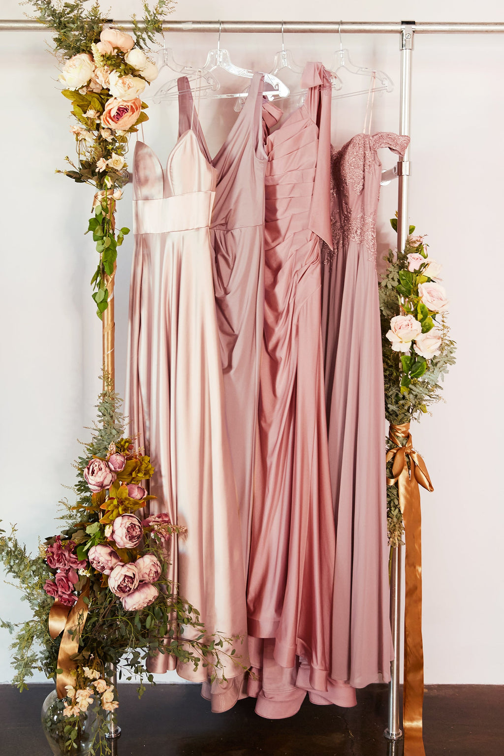 Rose Gold Bridesmaid Dresses - NORMA REED Rose Gold Bridesmaid Dresses - NORMA REED
