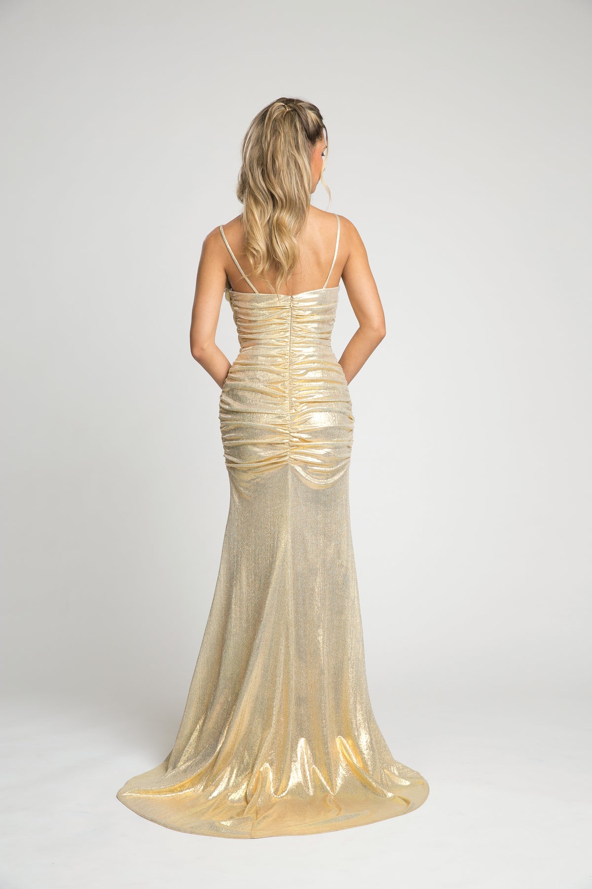 Fiesta 60110 Shining Ruched Dress - NORMA REED
