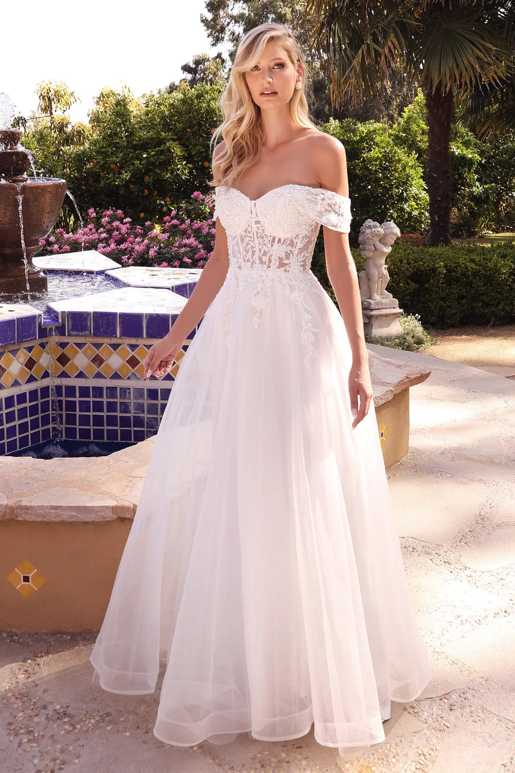 Enchanting Bridal Gown: Cinderella Divine CD961W for an Unforgettable Wedding