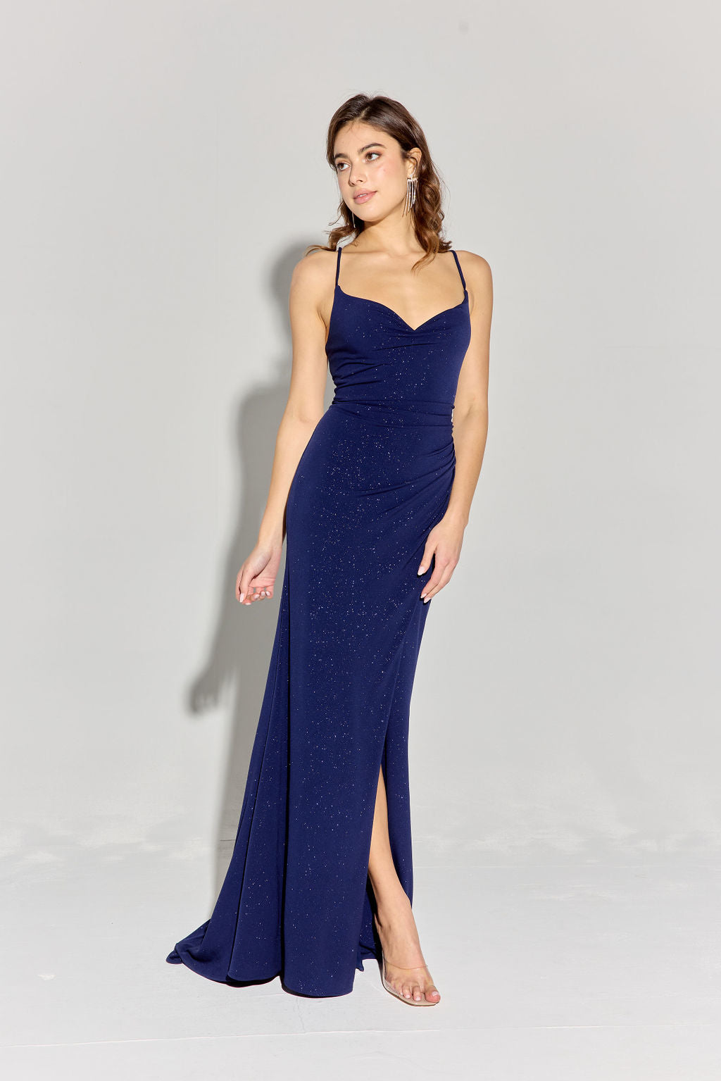 Eureka EK116 Shimmering Jersey Sparkle Dress - NORMA REED