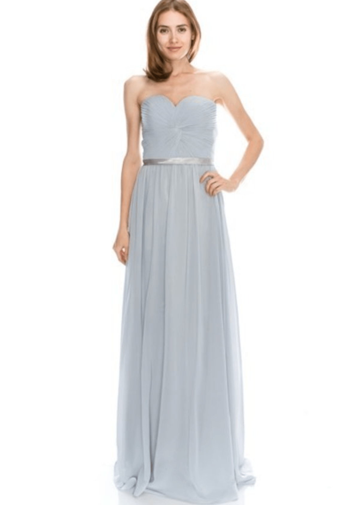 Strapless Chiffon Dress by Chicas | 16 Colors Collection 2 - NORMA REED