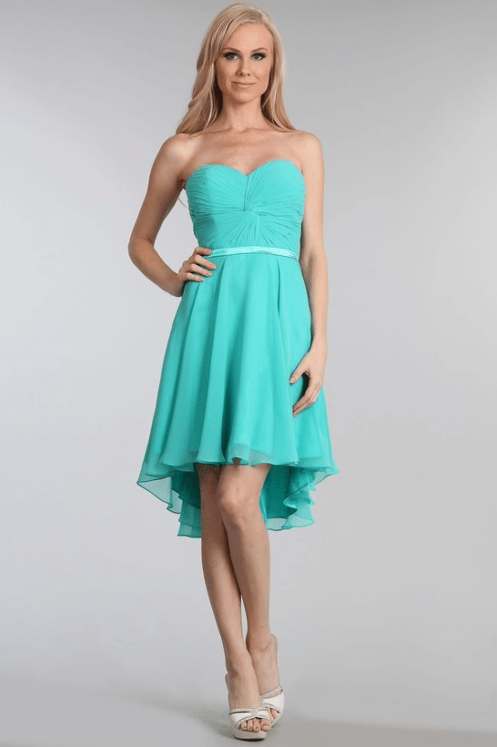 High Low Chiffon Dress by Fiesta | 4 Colors - NORMA REED