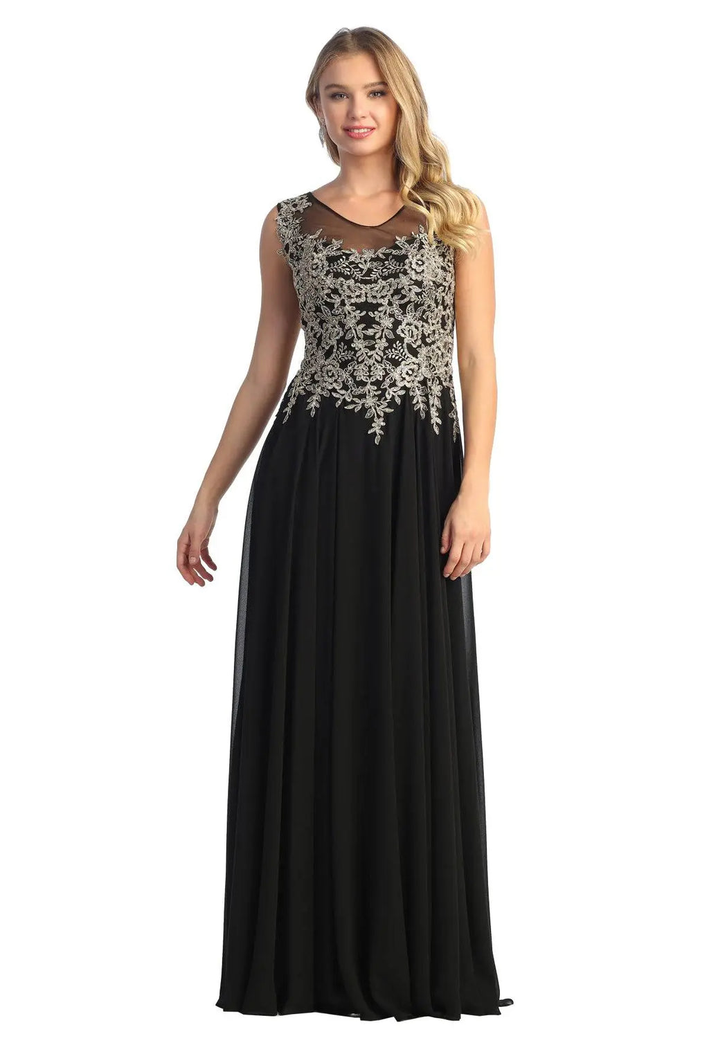 Cindy Collection 50439 Lace & Sequin Dress main image 0