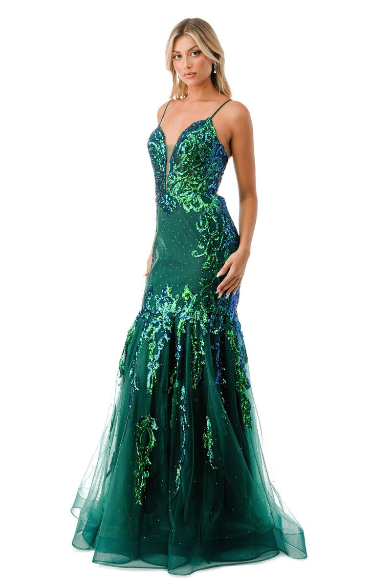 Aspeed Design L2659 Sparkling Emerald Green Mermaid Dress | 2 Colors - NORMA REED