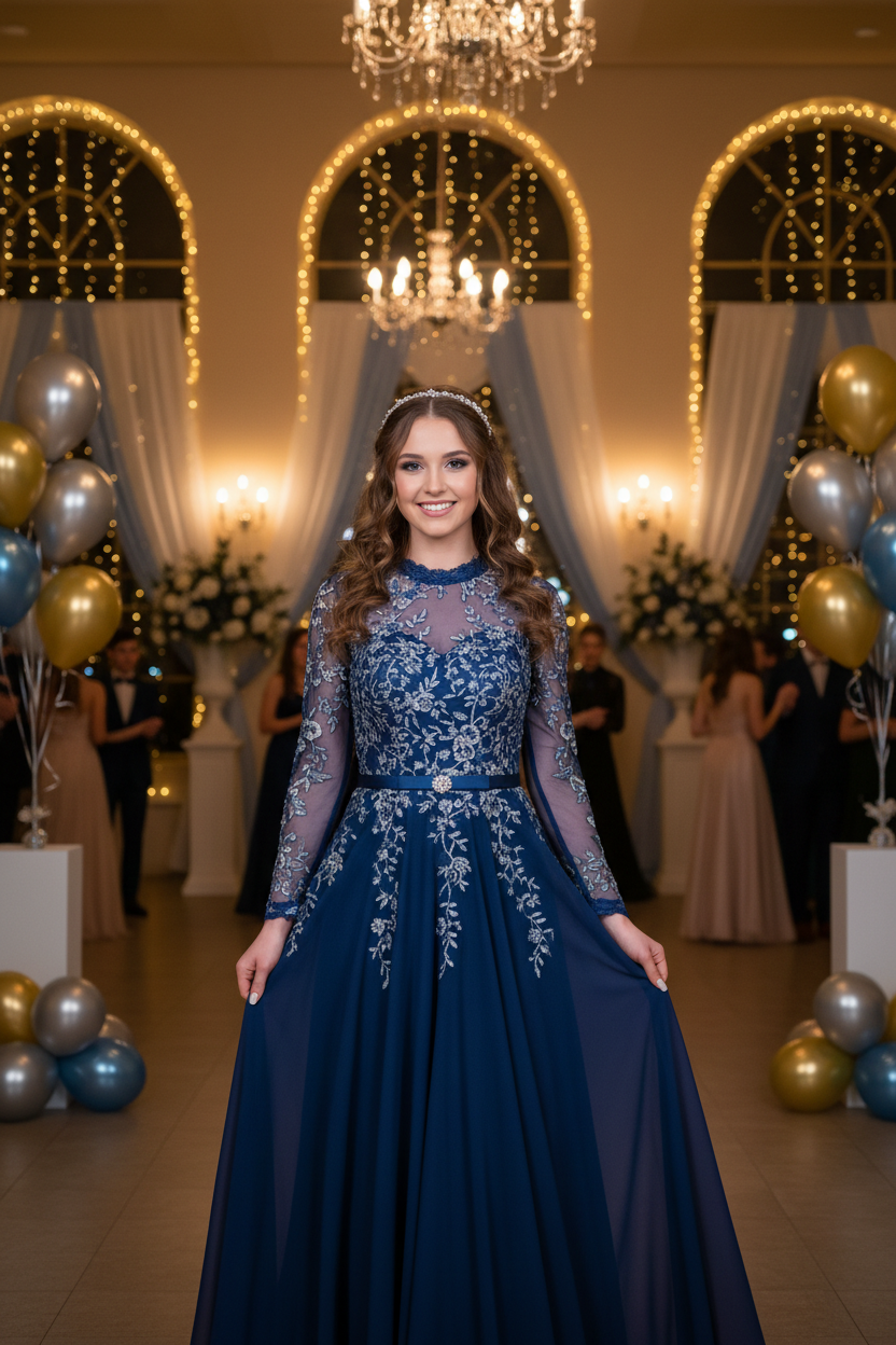 Modest Prom Dresses with Sleeves: Elegant Formal Dress Options