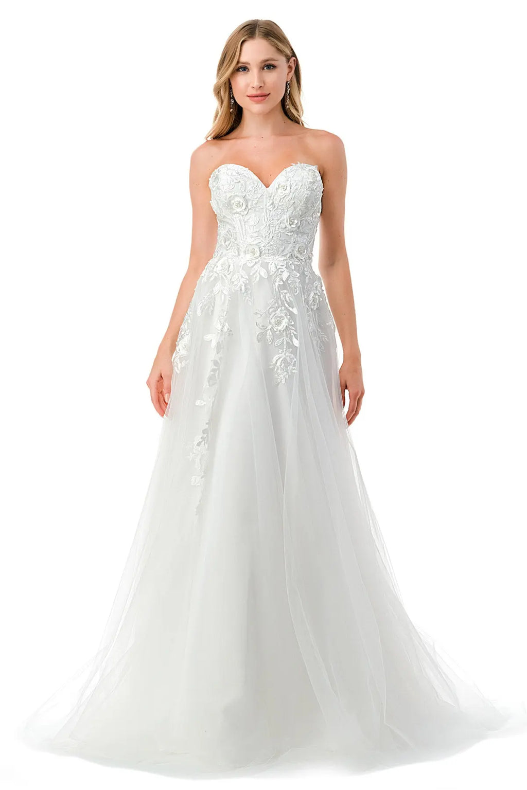 Plus Size White Dress - NORMA REED