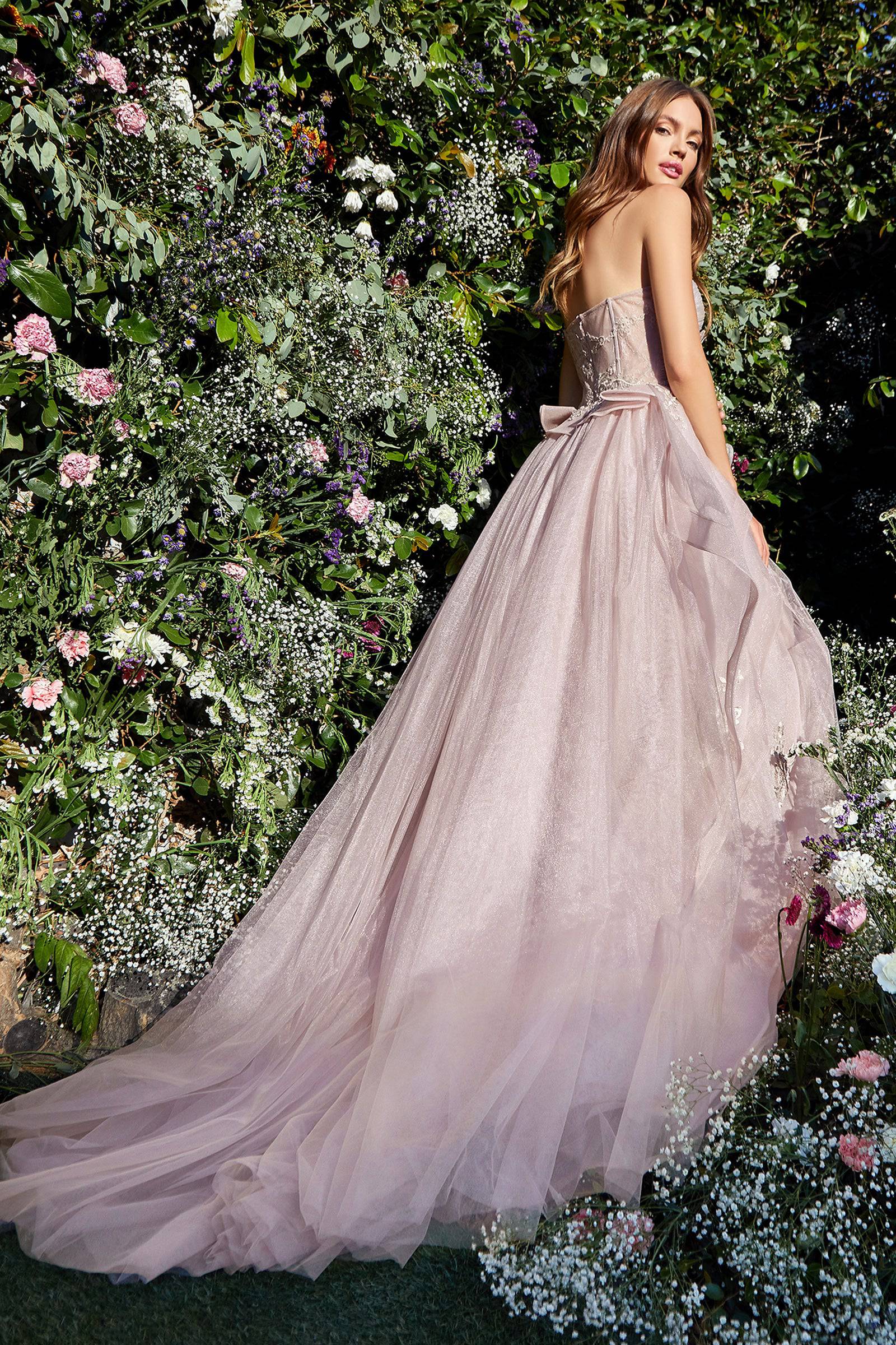 Andrea & Leo A1021 Strapless Layered Tulle Ball Gown