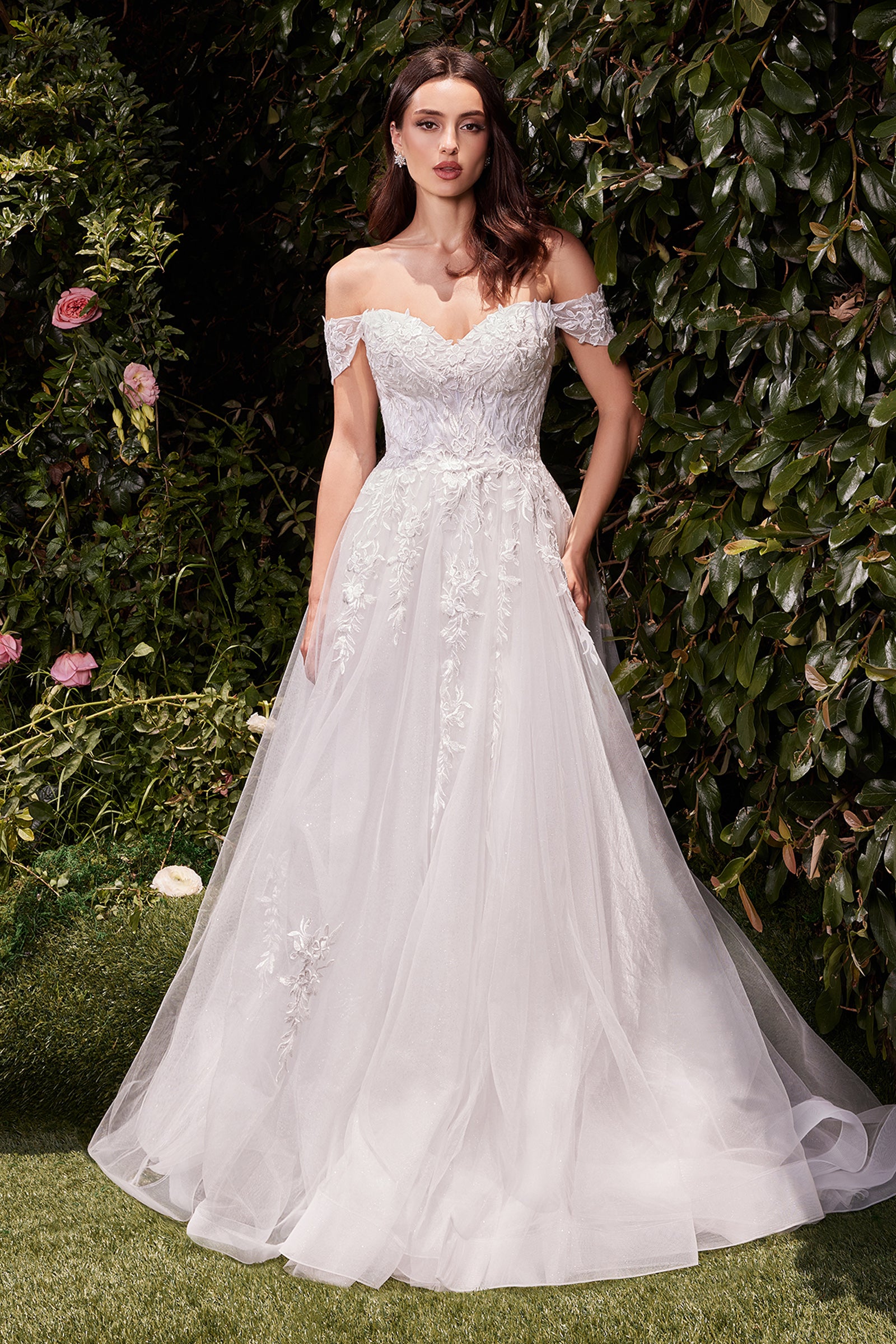 Pure white wedding gowns best sale