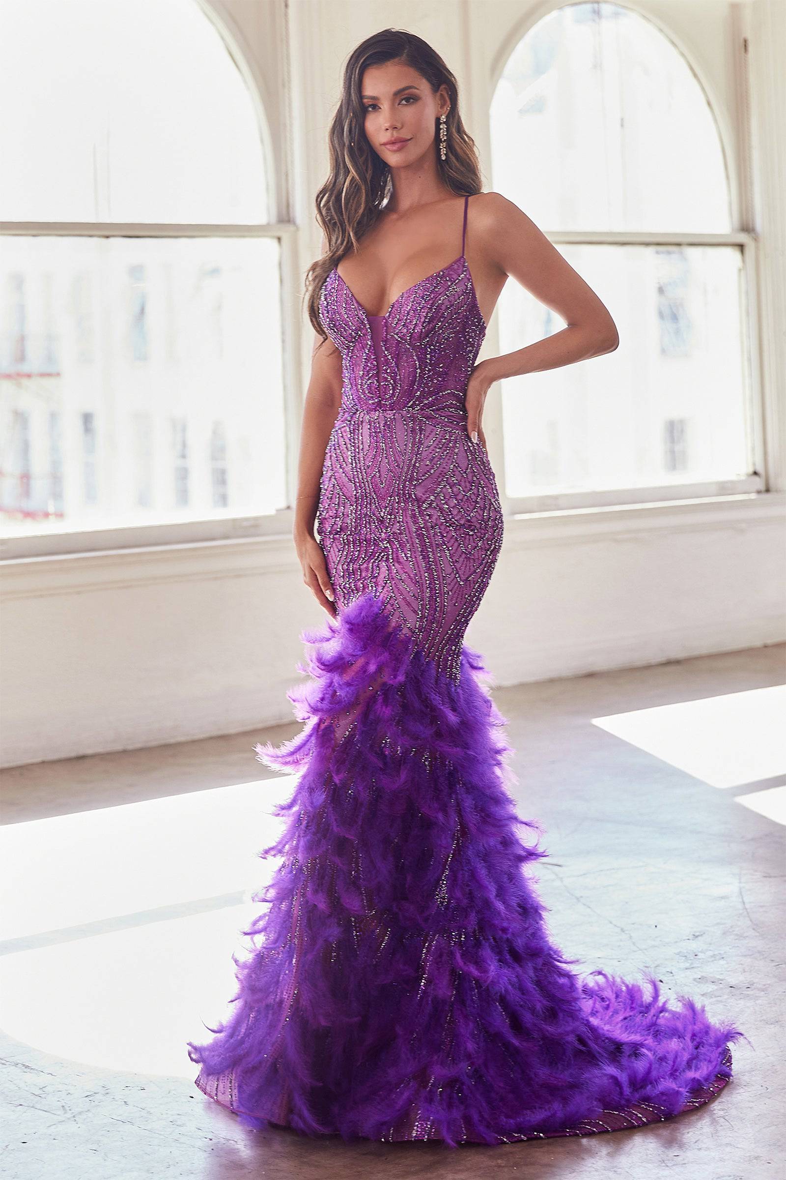 Full feather clearance dress