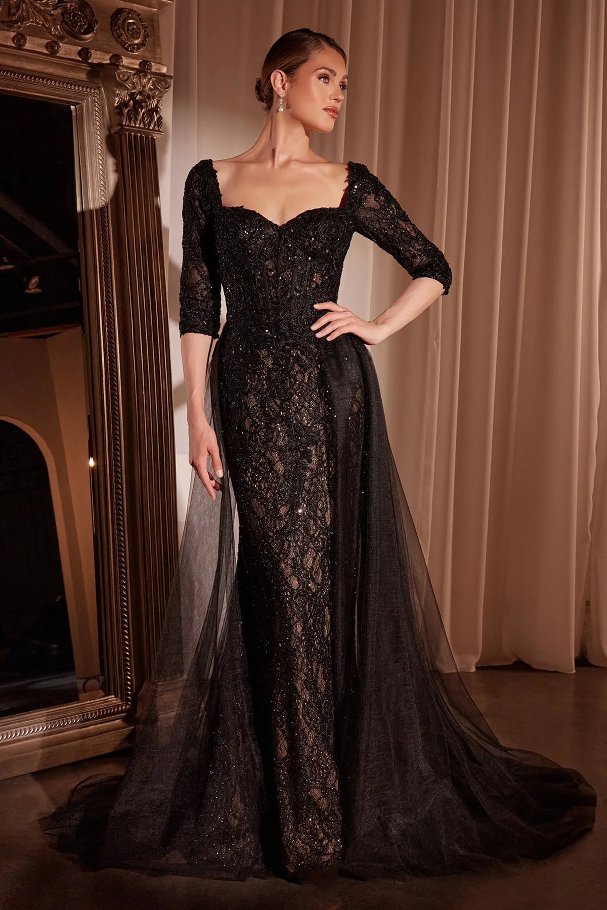 Black & Nude Prom Dresses - NORMA REED Black & Nude Prom Dresses - NORMA REED
