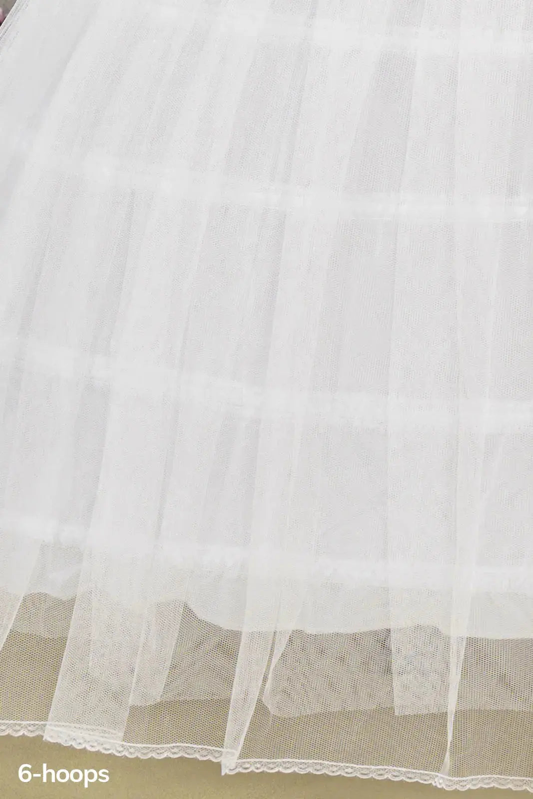 Elizabeth K GL9005 6-Hoops 2 Layers Tulle Petticoat | Full Ball Gown Elizabeth K