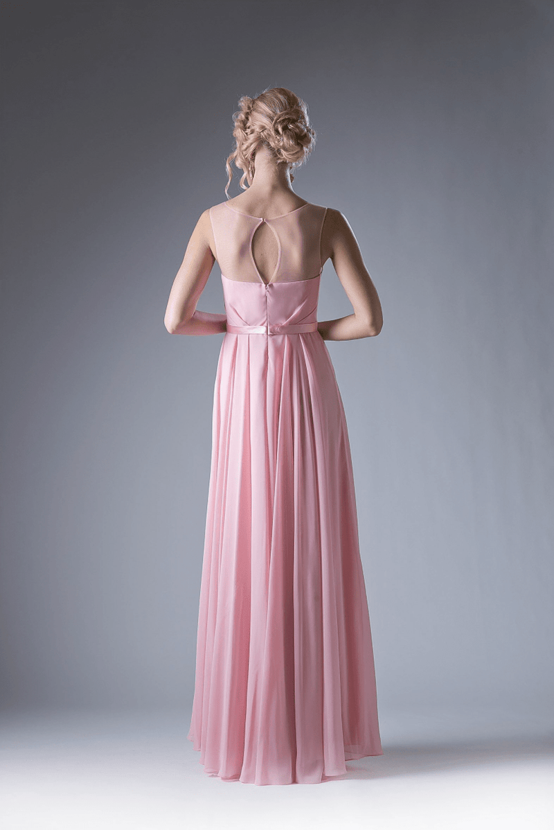 Chiffon Empire Waist Dress By Cinderella Divine - NORMA REED