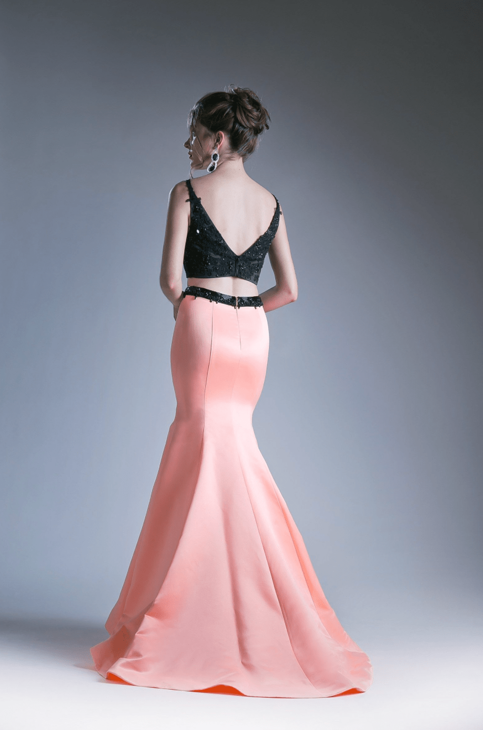 Two Piece Mermaid Satin Dress by Ladivine - NORMA REED