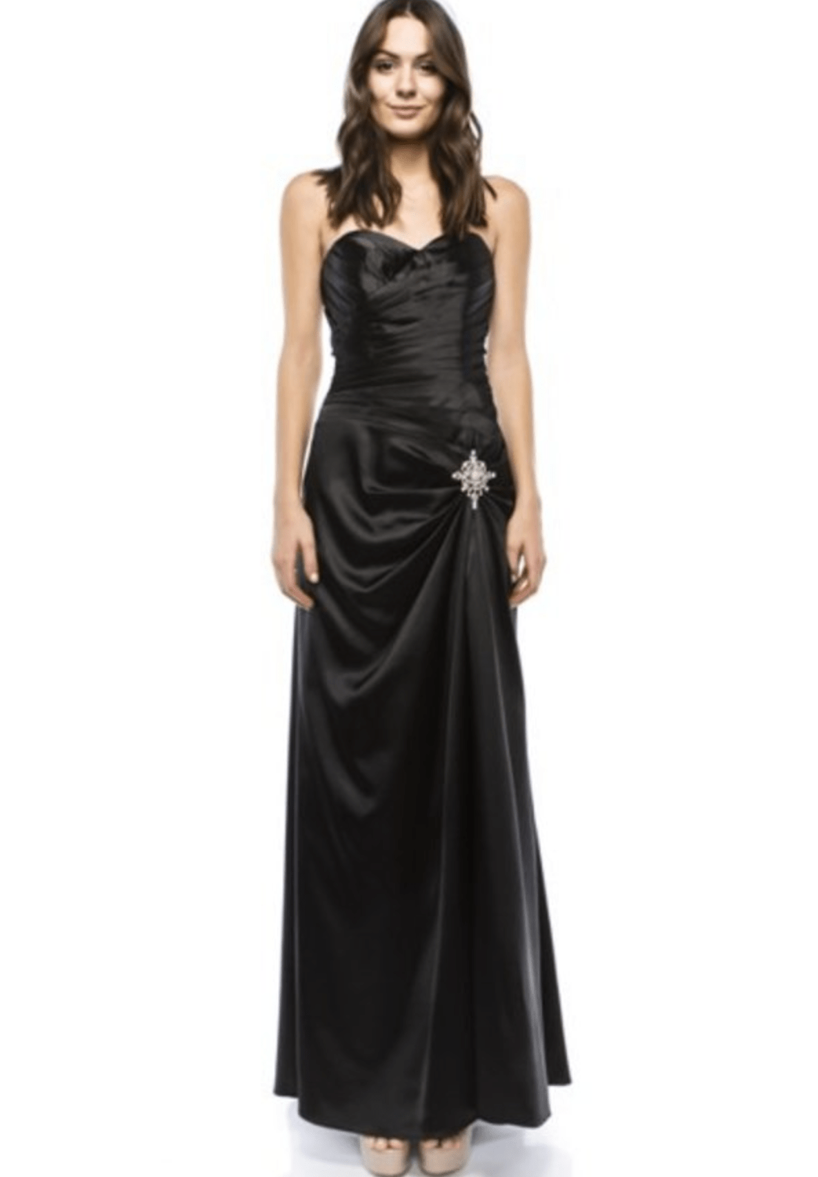Long Satin Gown by Chicas - NORMA REED
