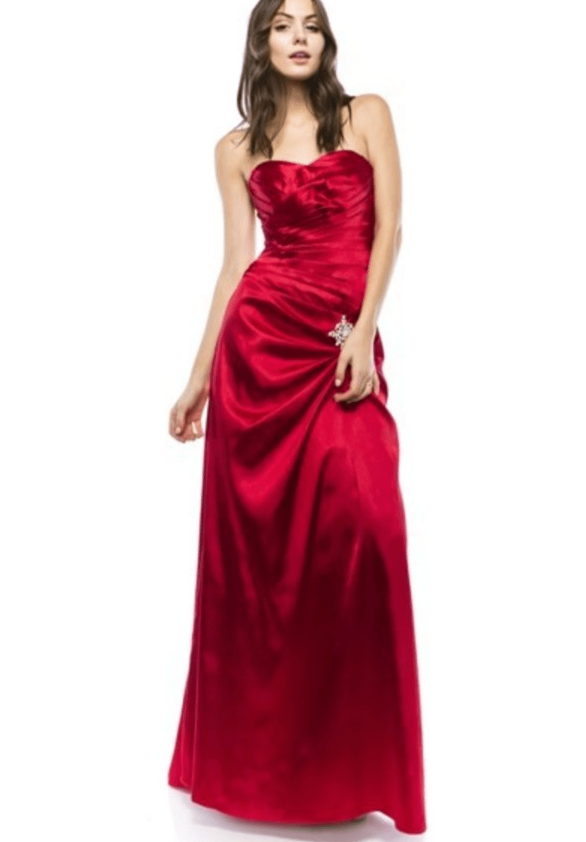 Long Satin Gown by Chicas - NORMA REED