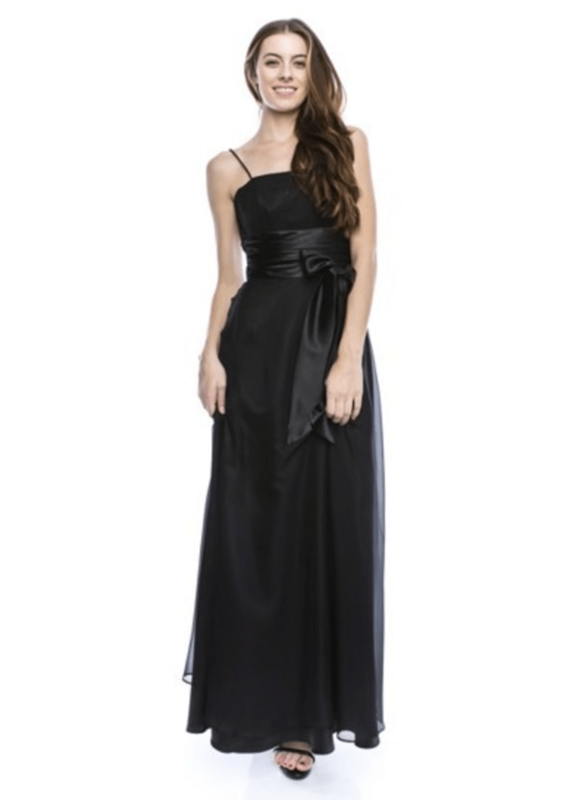 Long chiffon deals dress