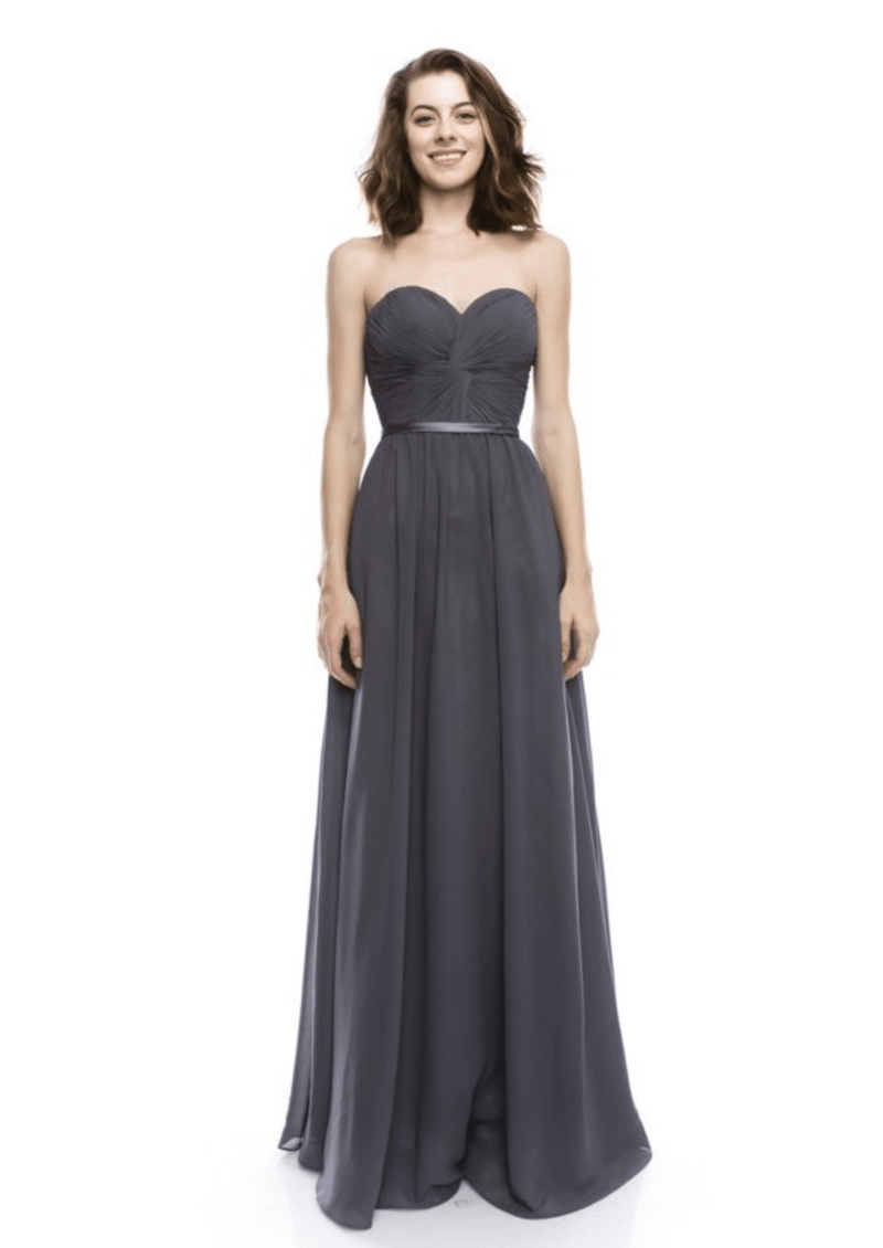 Strapless Chiffon Dress by Chicas | 16 Colors - NORMA REED
