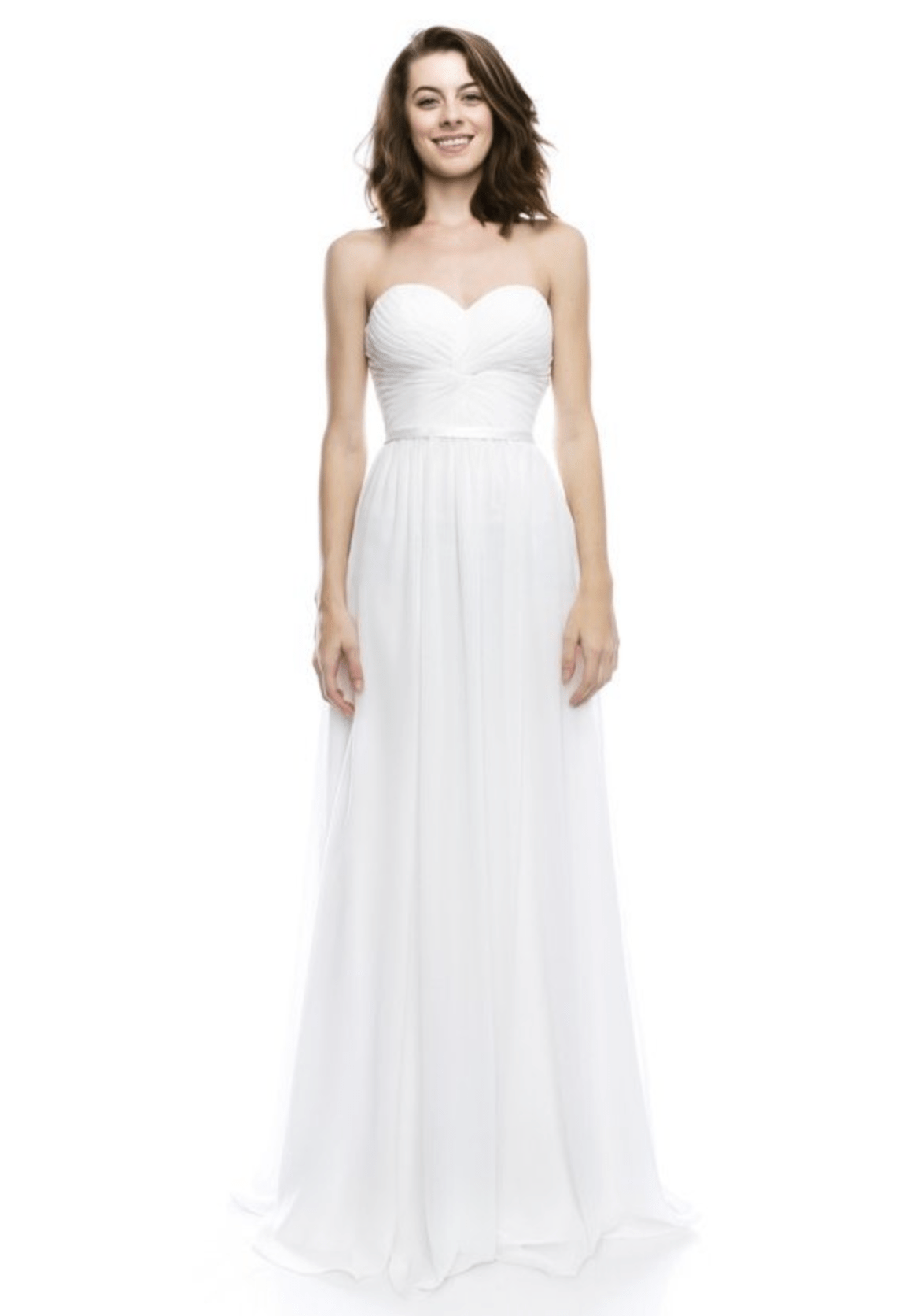 Strapless Chiffon Dress by Chicas | 16 Colors Collection 2 - NORMA REED