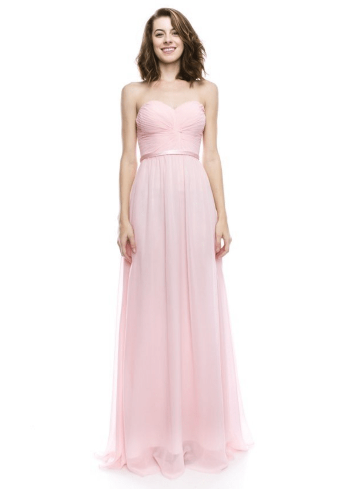 Strapless Chiffon Dress by Chicas | 16 Colors Collection 2 - NORMA REED