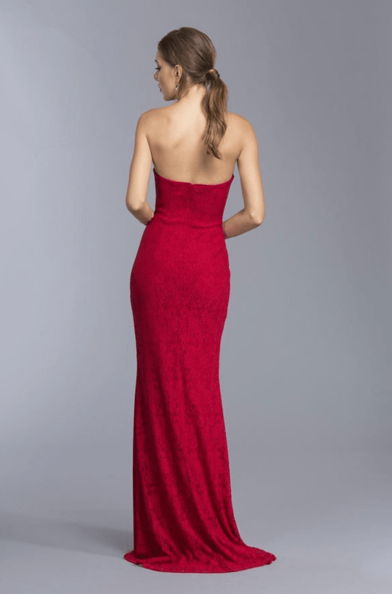 Strapless Lace Mermaid Dress by Aspeed - NORMA REED