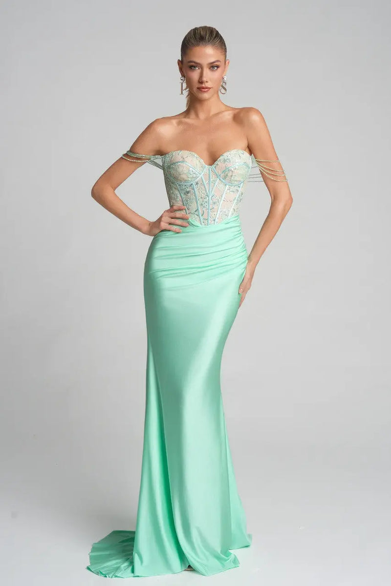 Mint Green Prom Dresses - NORMA REED Mint Green Prom Dresses - NORMA REED