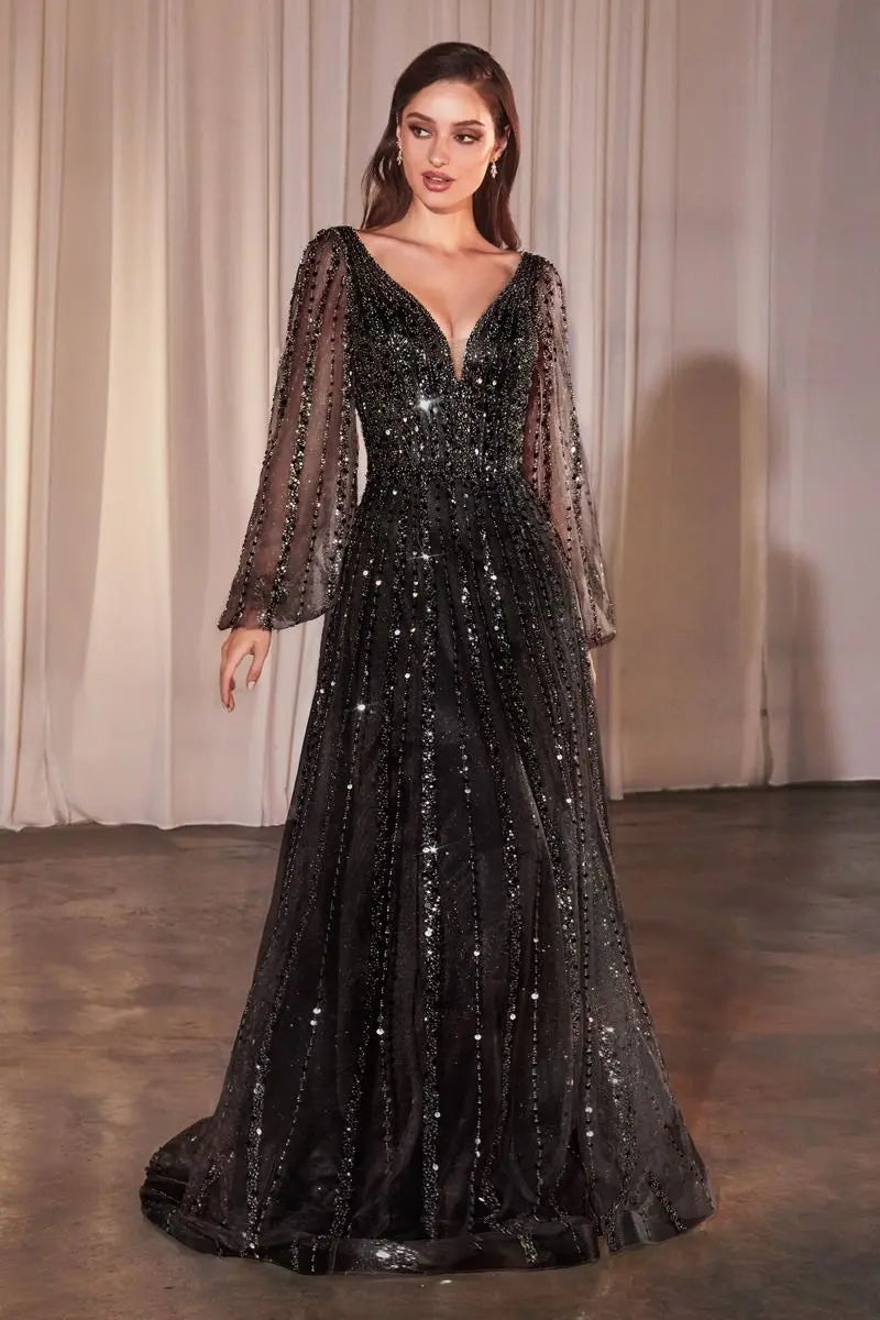 Long Sleeve Prom Dresses - NORMA REED Long Sleeve Prom Dresses - NORMA REED