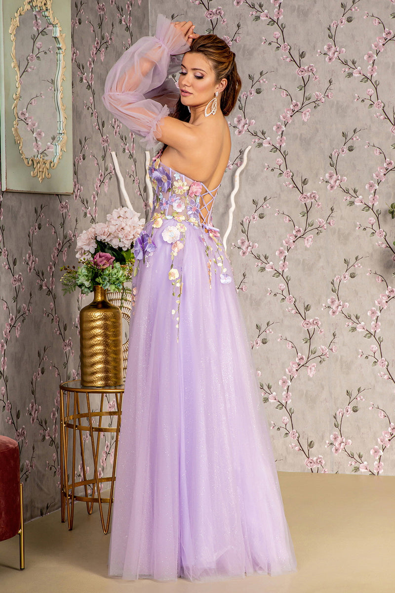 CIND-CD258 IRIDESCENT FITTED SEQUIN HIGH LIT CORSET BACK GOWN – THE DRESS  SHOP