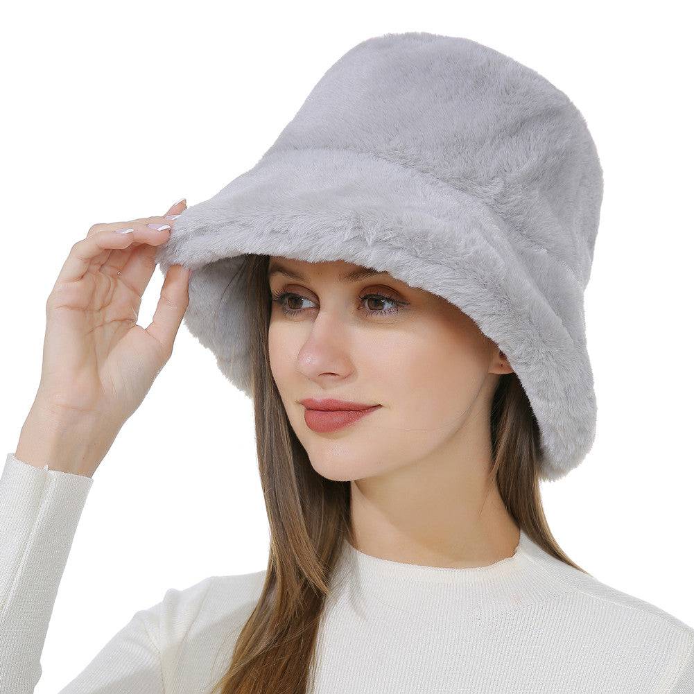 Women's Extra Soft Grey Bucket Hat | Fall & Winter Hats | Beanies | Toques - NORMA REED