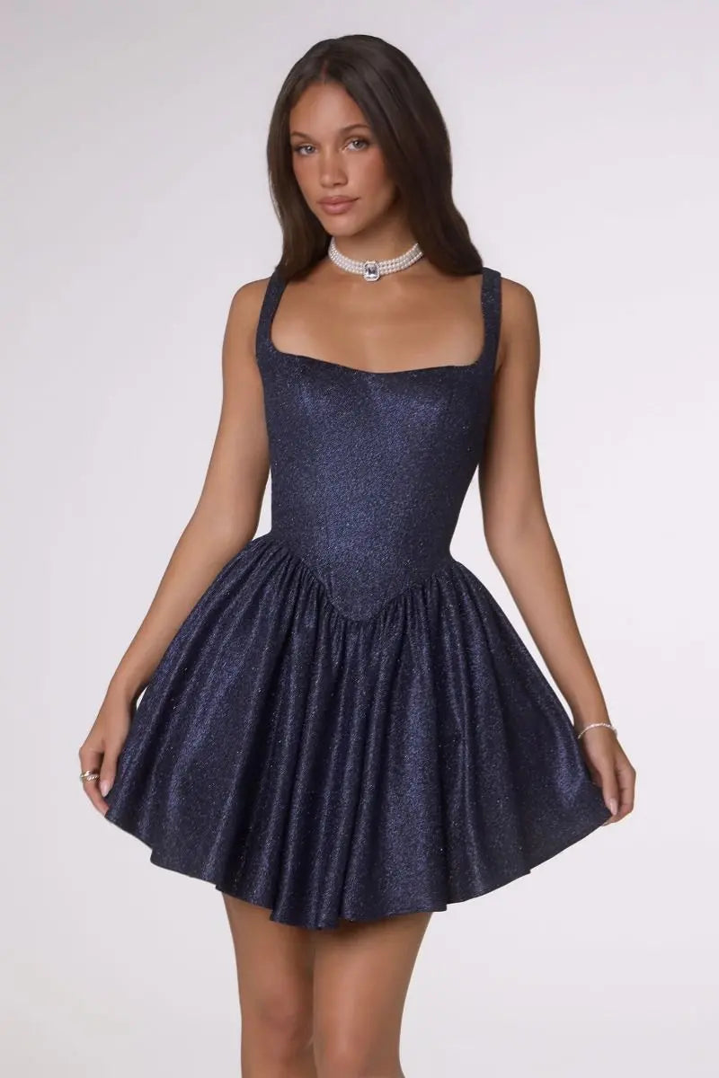 Amoris T738 Fit & Flare Mini Dress