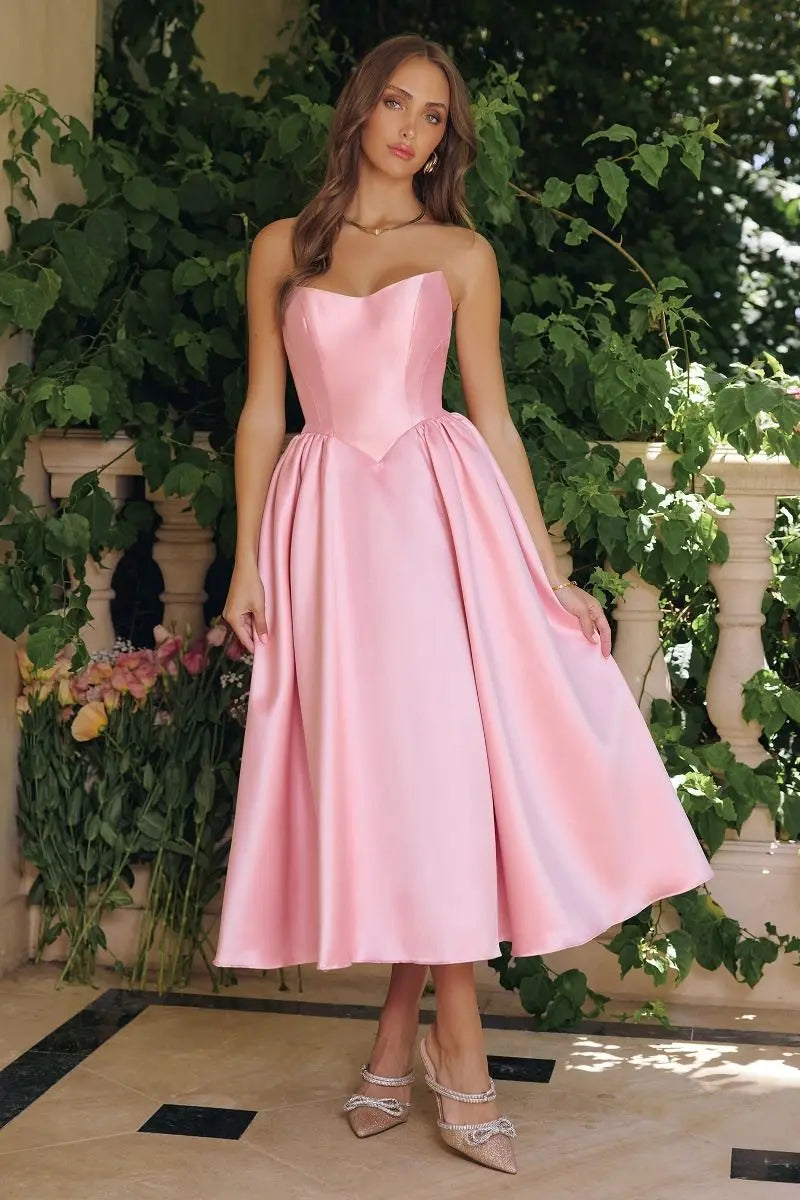 Tea Length Prom Dresses - NORMA REED Tea Length Prom Dresses - NORMA REED
