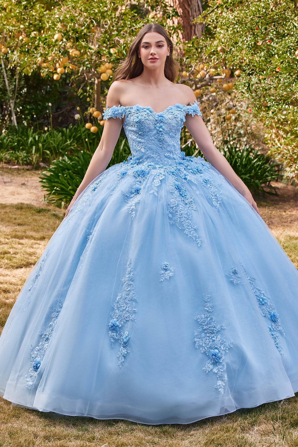 Cinderella Divine 15702 Off Shoulder Quinceanera Ball Gown - Norma Reed - NORMA REED
