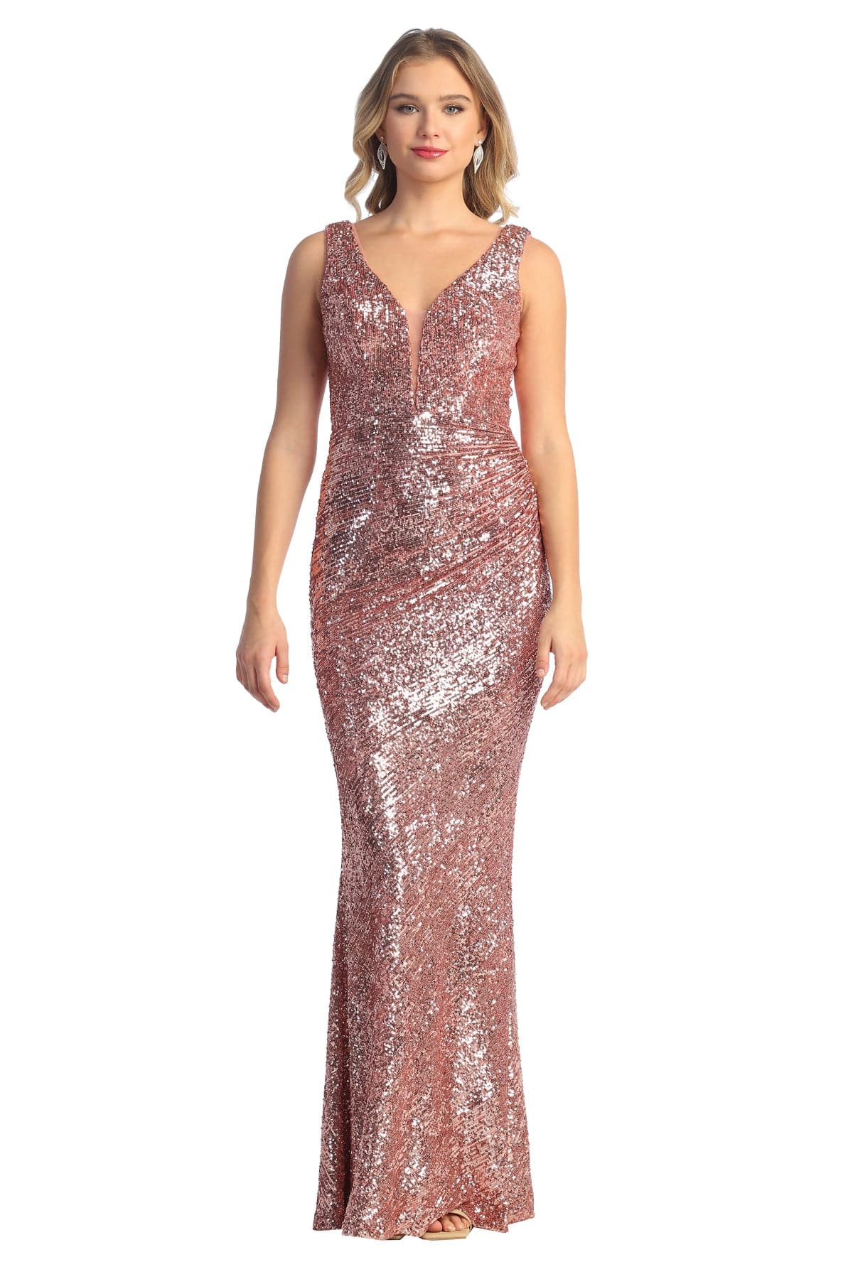 Cindy Collection 1745 Sparkling Mermaid Dress - NORMA REED