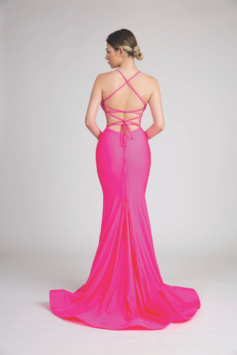 Fiesta 40190 Fitted Mermaid Gown - NORMA REED