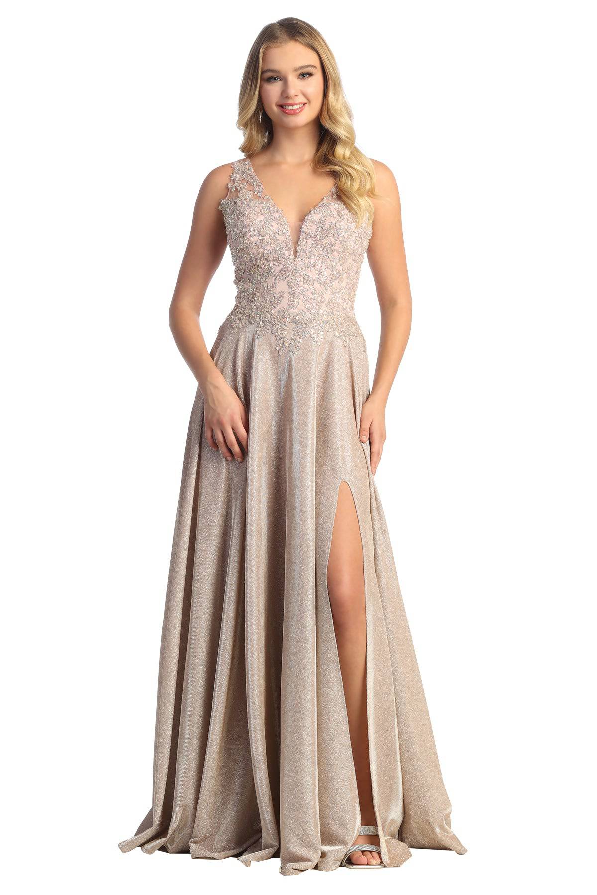 Cindy Collection 50456 Sparkling Slit Leg Dress | NORMA REED Cindy Collection 50456 Sparkling Slit Leg Dress | NORMA REED