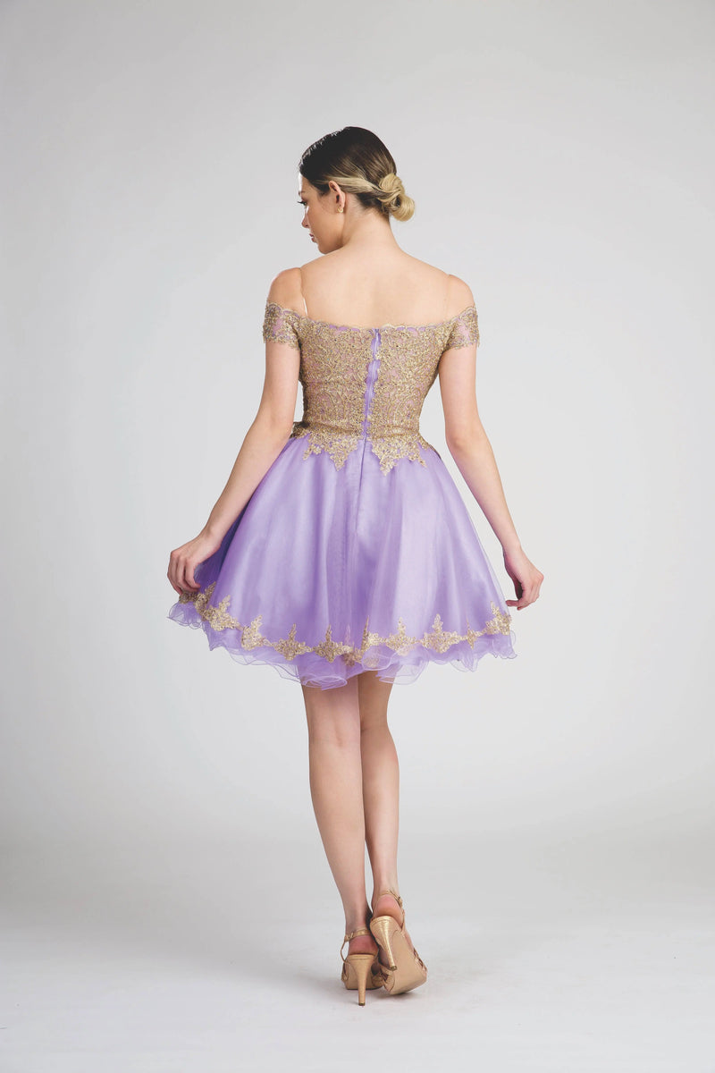 short purple dama dresses Cute V Neck Short Purple Prom Dress with Belt, V Neck Purple Homecomin abcprom