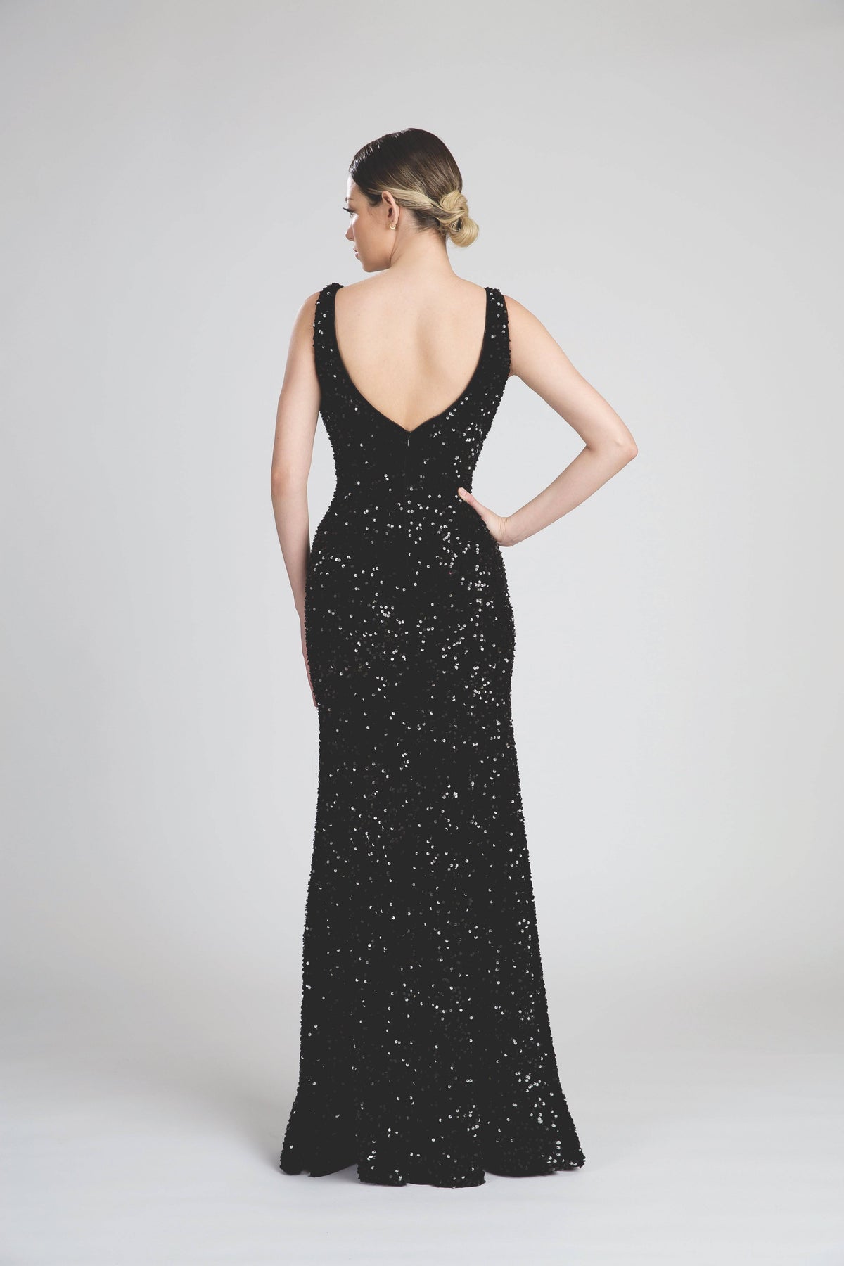 Fiesta 67040 Sparkling High Slit Gown | 5 Colors - NORMA REED