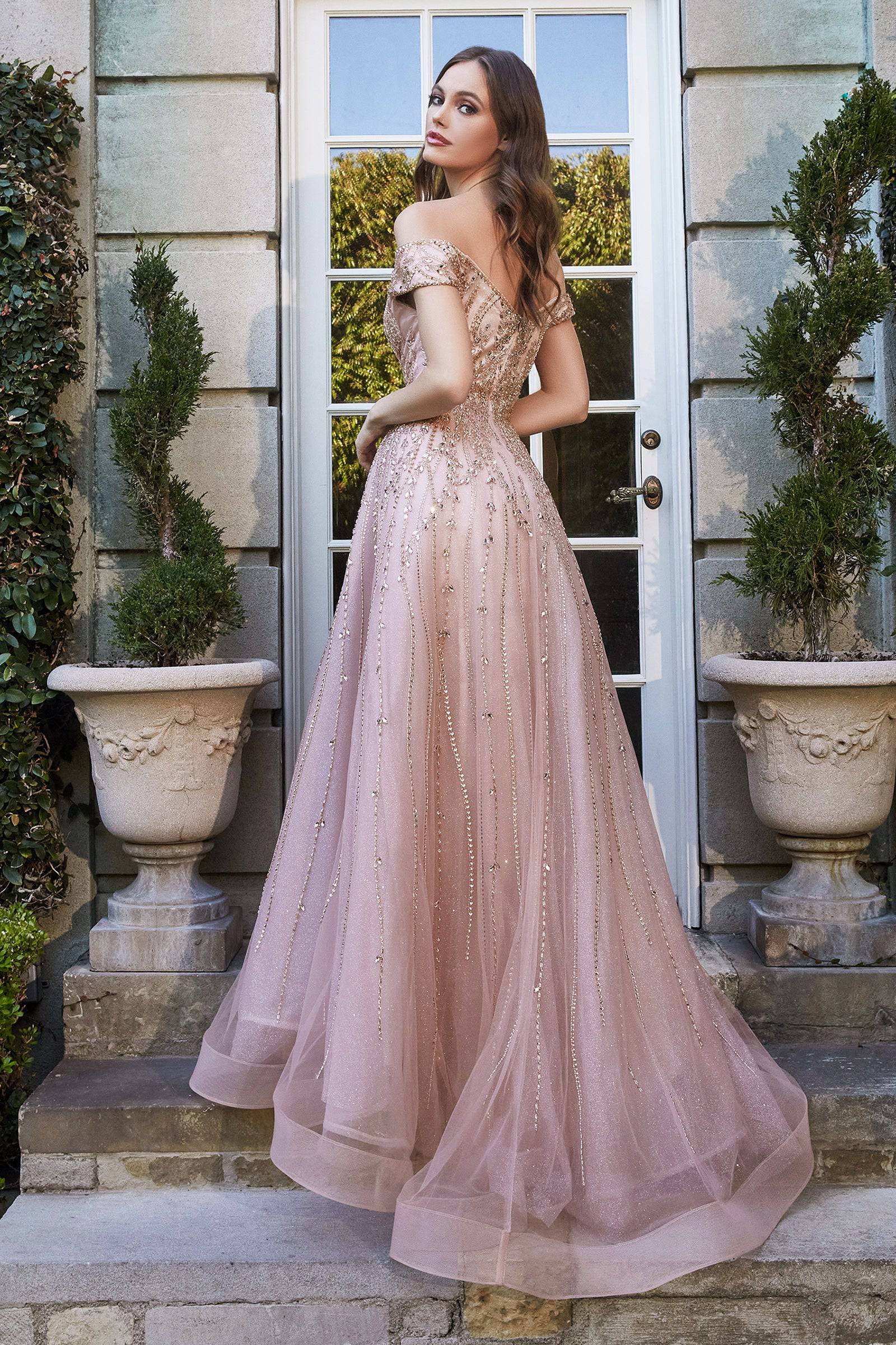 Charming Sexy Sequin Sparkly Simple Rose Gold Prom Dresses, TYP1121 –  Oktypes