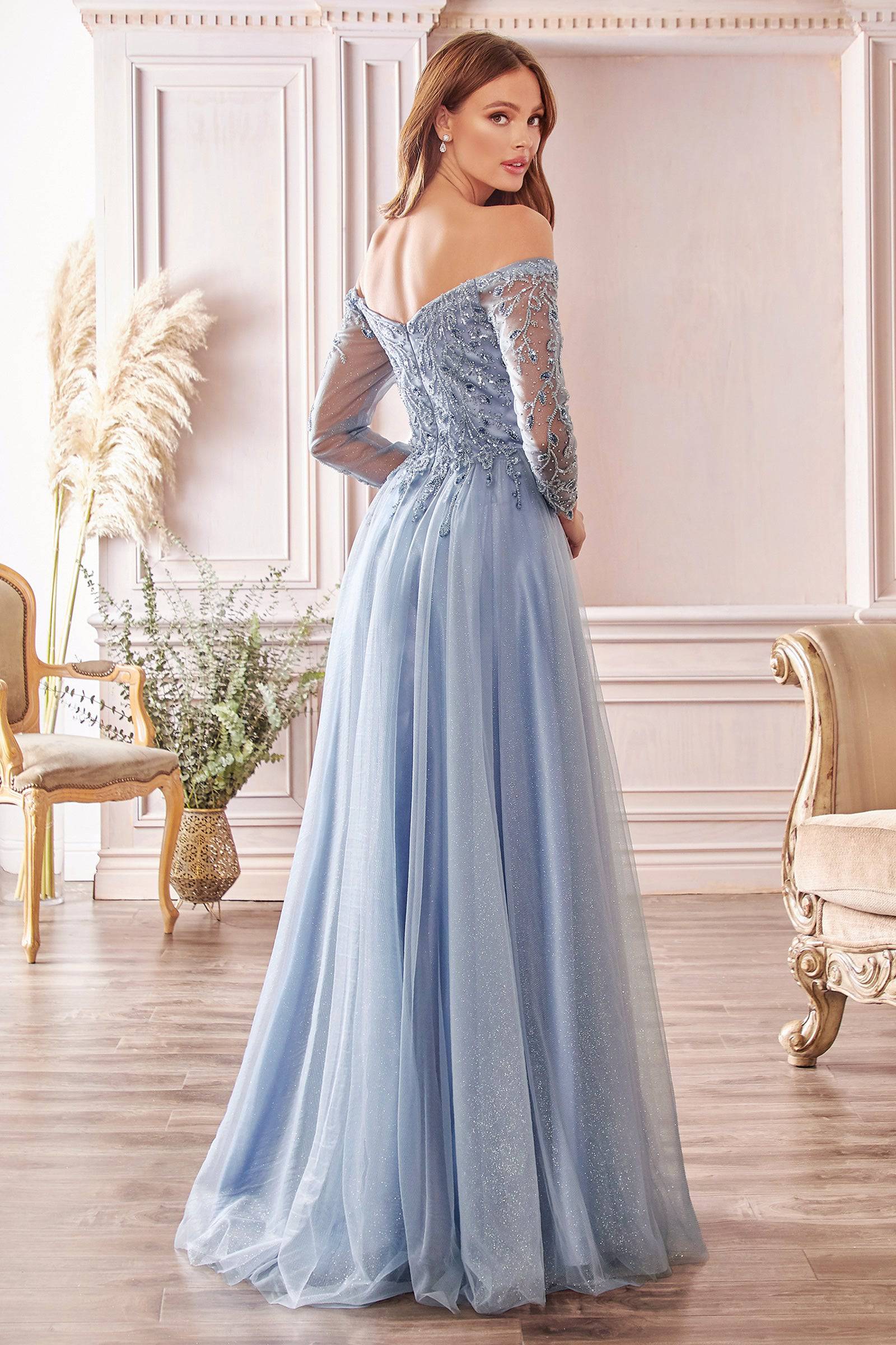 Cinderella Divine CD0172 Off Shoulder Ball Gown