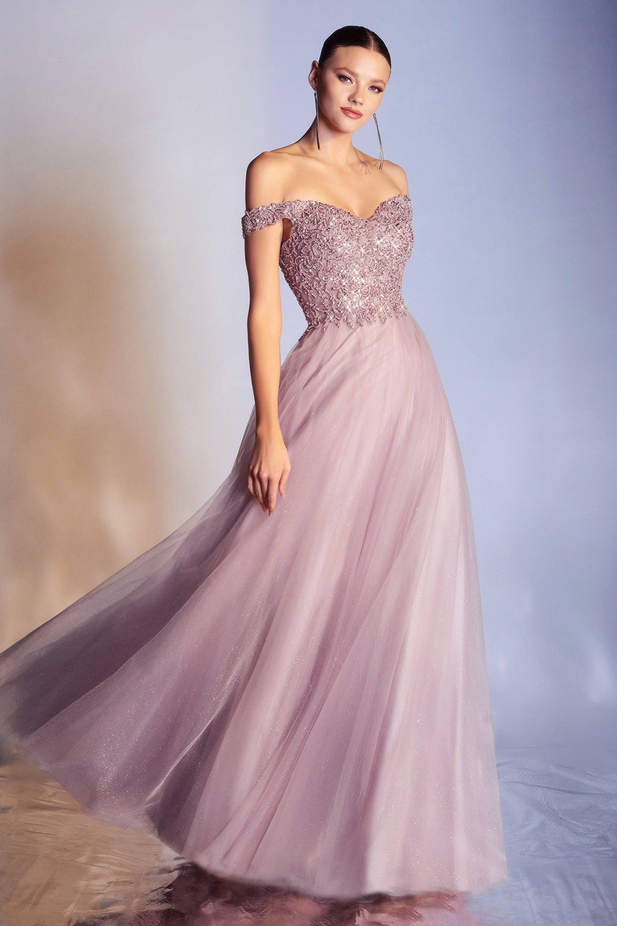Jawdropping Princess Ball Gown with Glitter Bodice and Layered Skirt #CDCD0177 - NORMA REED