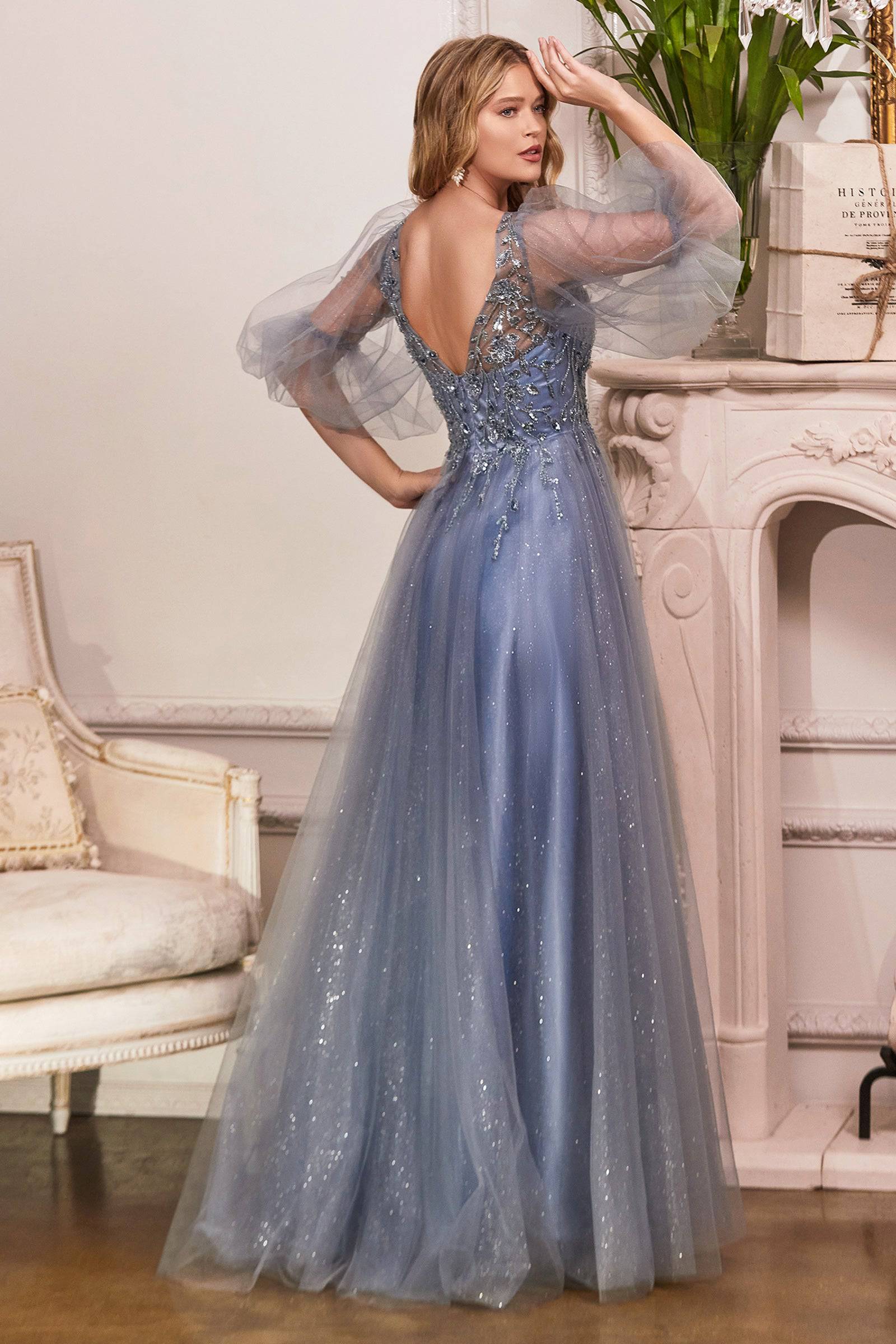 Cinderella Divine Ladivine CD0182 Shimmering Tulle Dress
