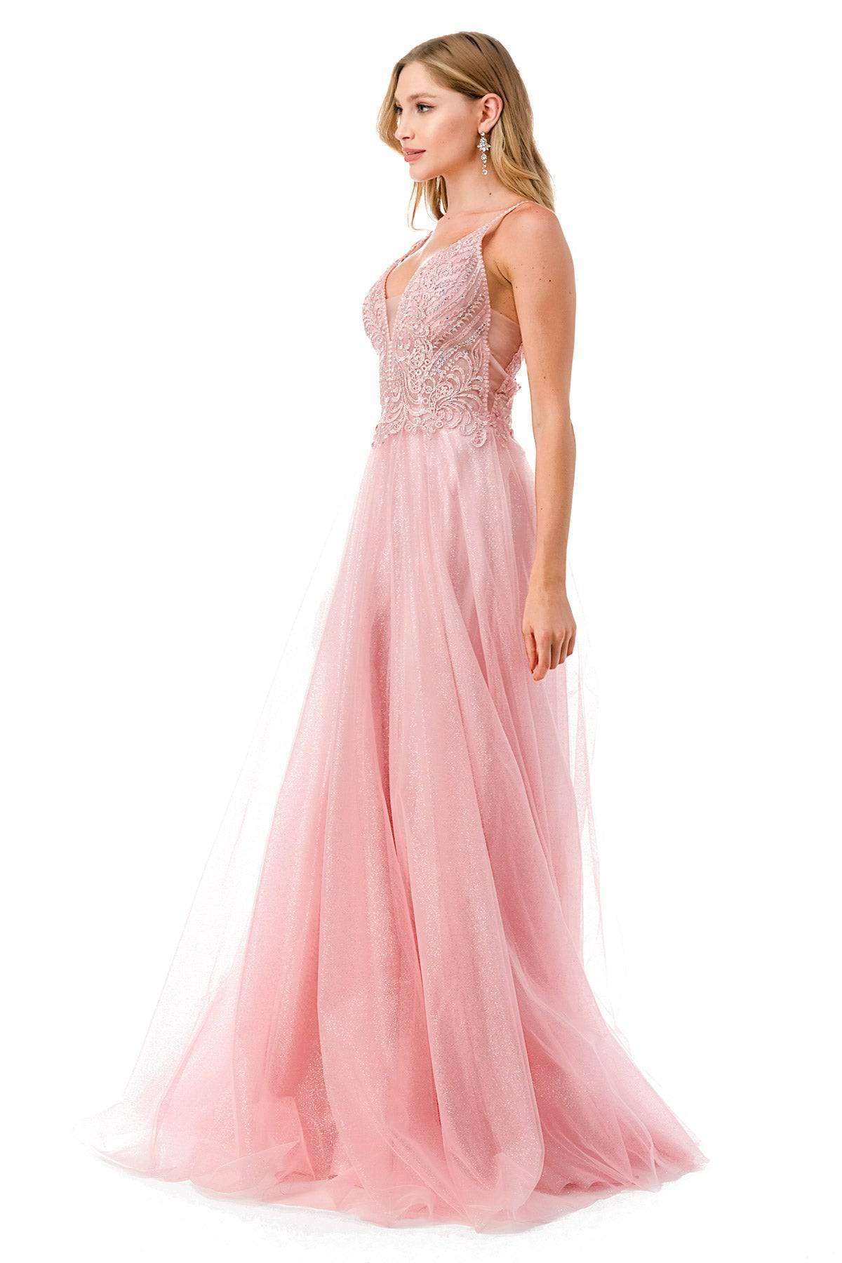 Aspeed Design L2688 Shimmering Blush Gown | 2 Colors - NORMA REED