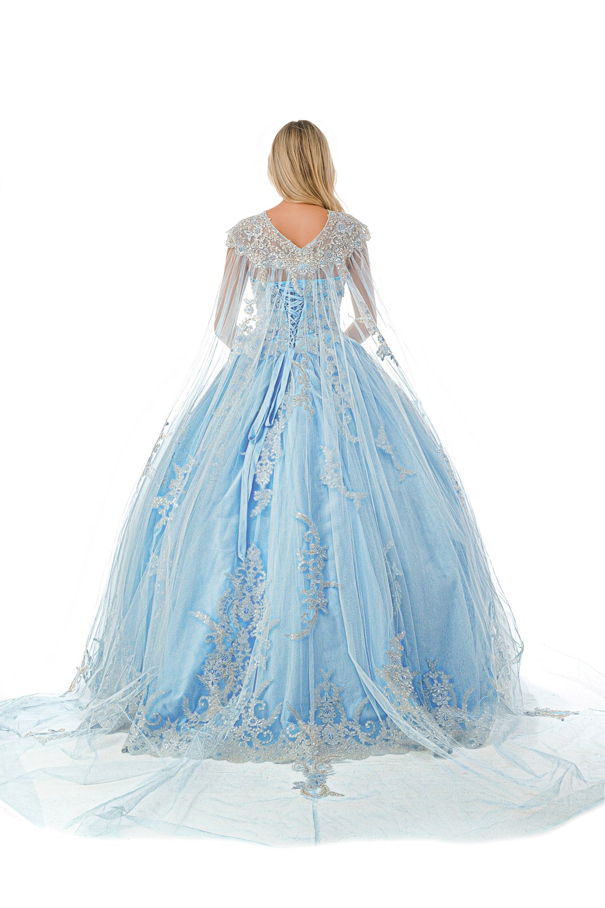 Aspeed L2726 Crystal Stone Embroidered Ball Gown - NORMA REED