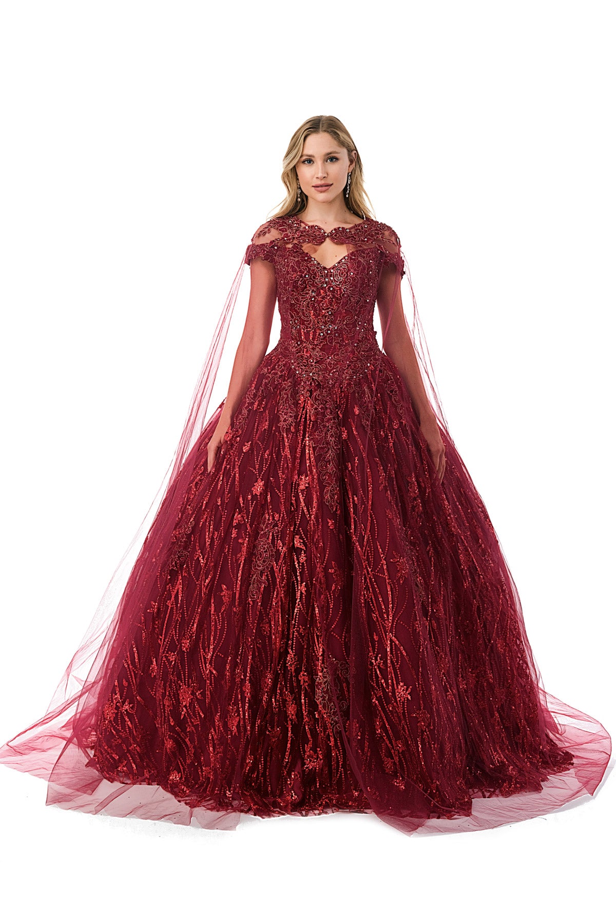 Sweetheart Maroon Formal Dress Long