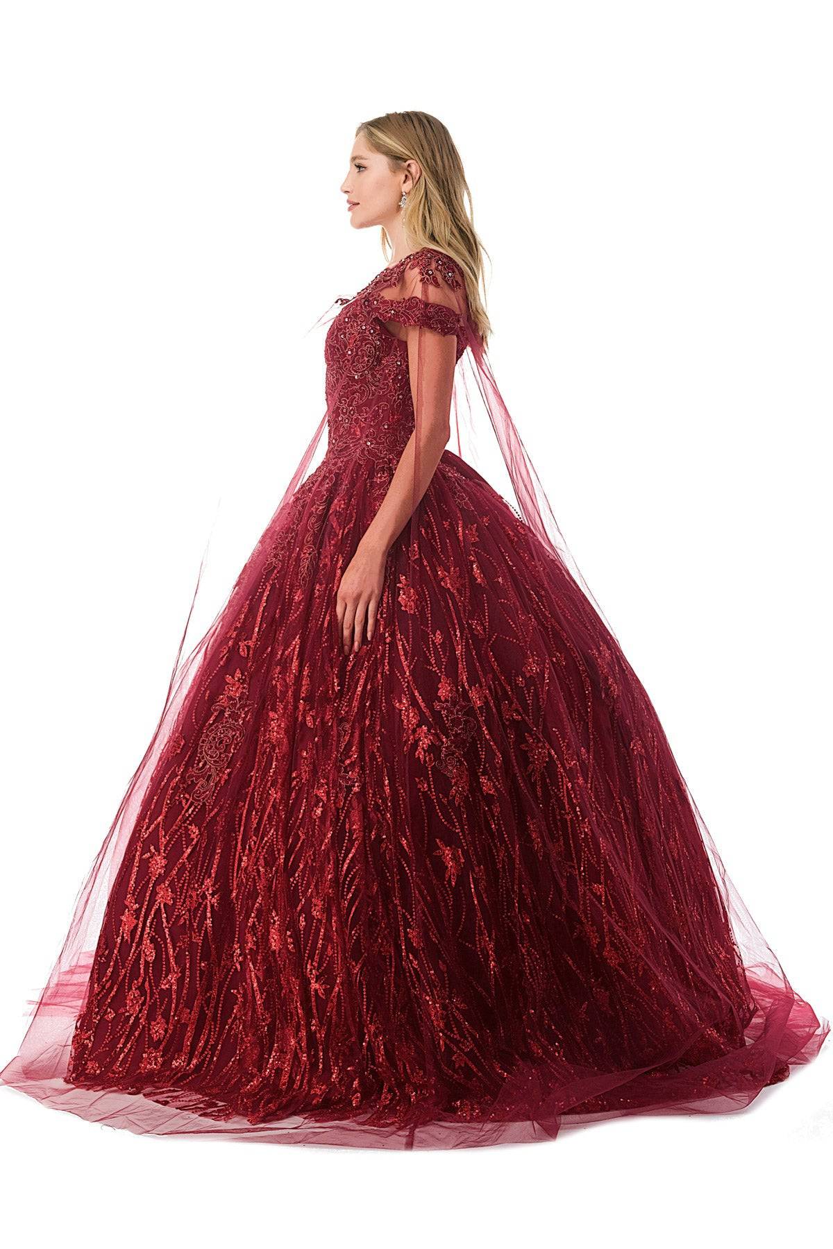 Gown maroon hot sale