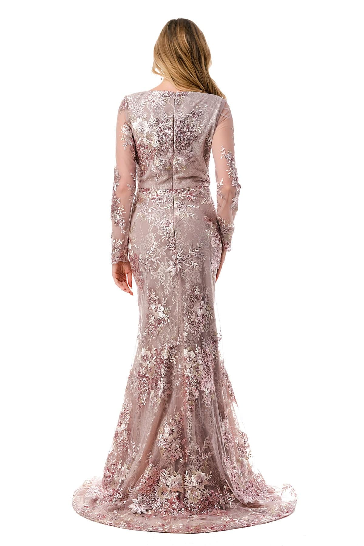 Aspeed M2768F Stunning Floral Lace Mermaid Dress - NORMA REED