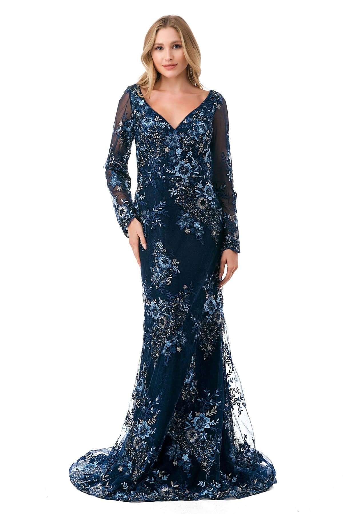 Aspeed M2768F Stunning Floral Lace Mermaid Dress - NORMA REED