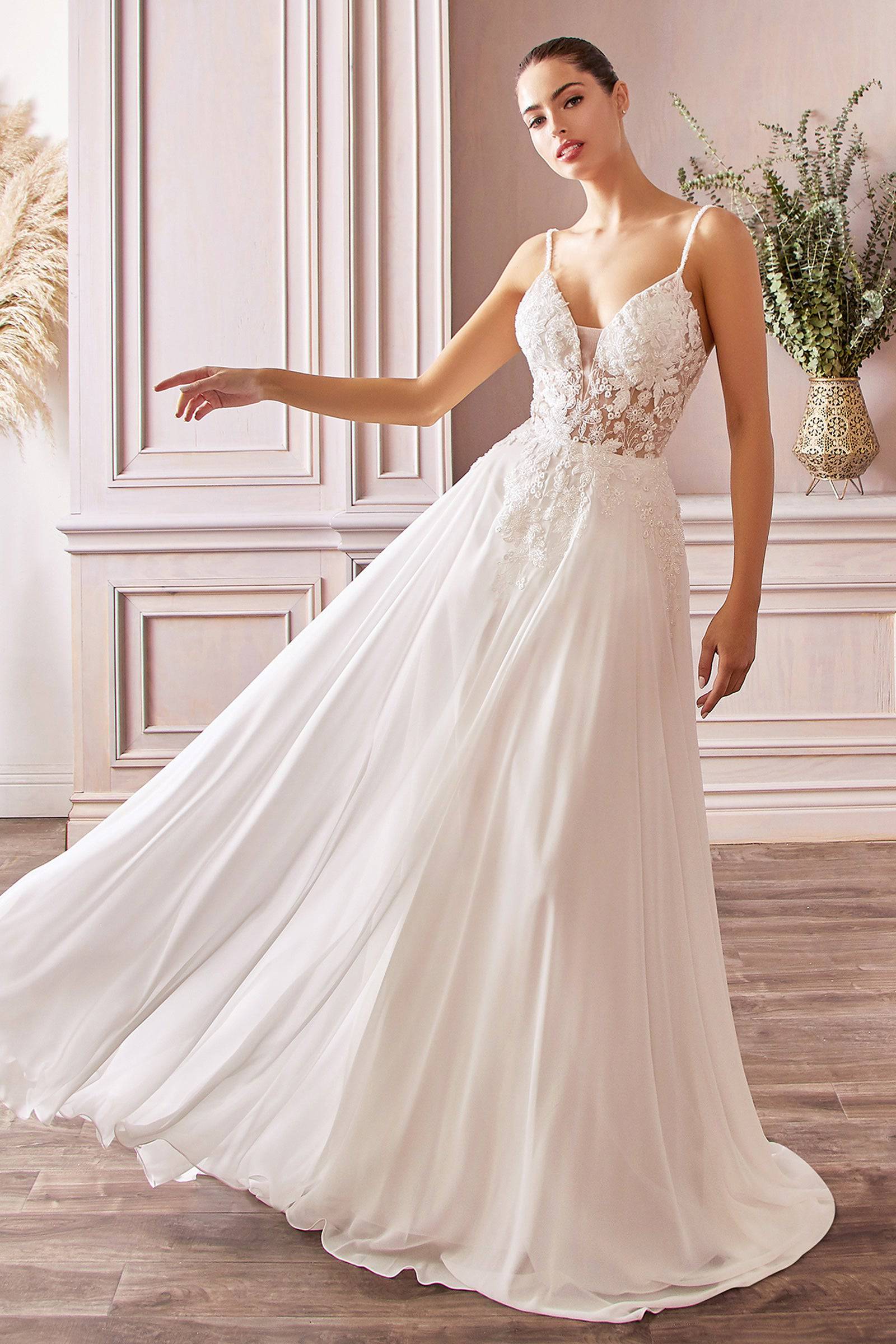 Long sales flowy gown