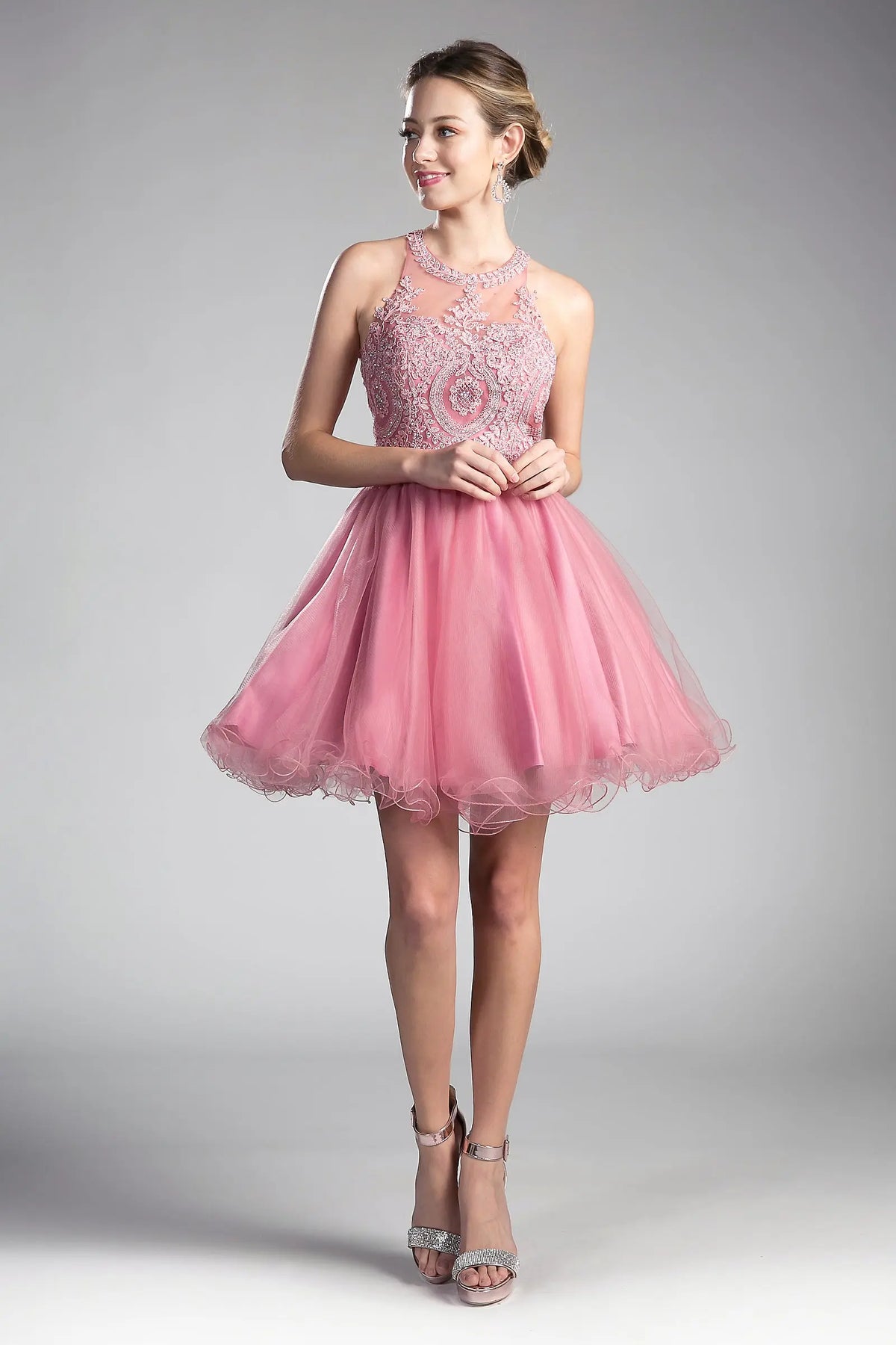 short grad dresses canada A line One Shoulder Short Prom Dress. Gray Graduation Homecoming Dress